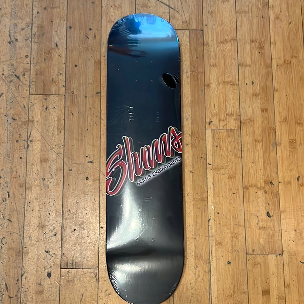 Slums Alley Script Deck – Slums Skateboards