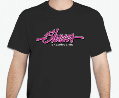 Slums Black Logo T-Shirt – Slums Skateboards